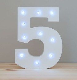 LIGHT UP NUMBER – 5