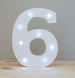 LIGHT UP NUMBER – 6