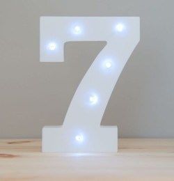 LIGHT UP NUMBER – 7