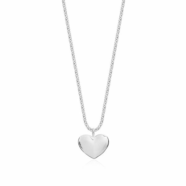 BELLE PUFFED HEART NECKLACE