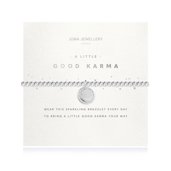 A LITTLE GOOD KARMA FACETED BRACELET