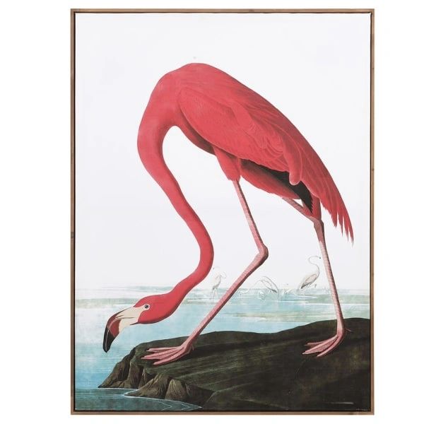 Flamingo Boxed Canvas Print - Click & Collect Only