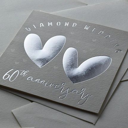 Diamond Wedding Anniversary Card - Q1061
