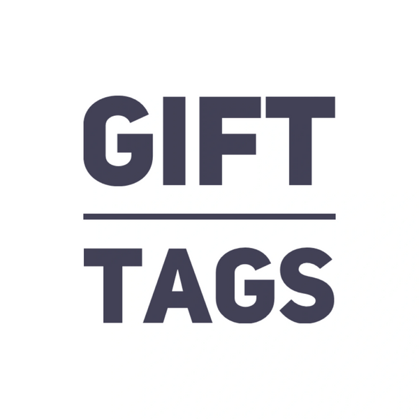 Gift Tag (single) - choose colour