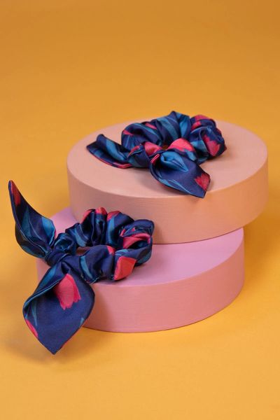 Scrunchies Tulip - Navy