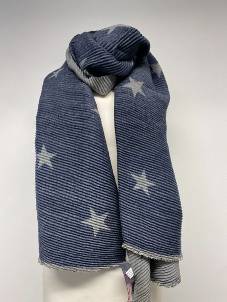 Crinkle Star Scarf -choose colour