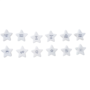 Evie Sentiment Star Shaped Marble Token - Choose