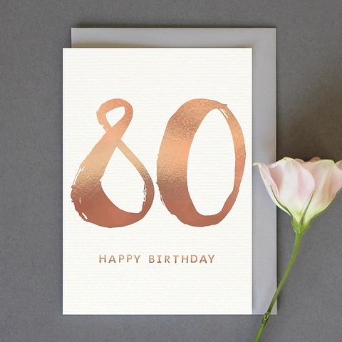 Happy Birthday 80 - RG08