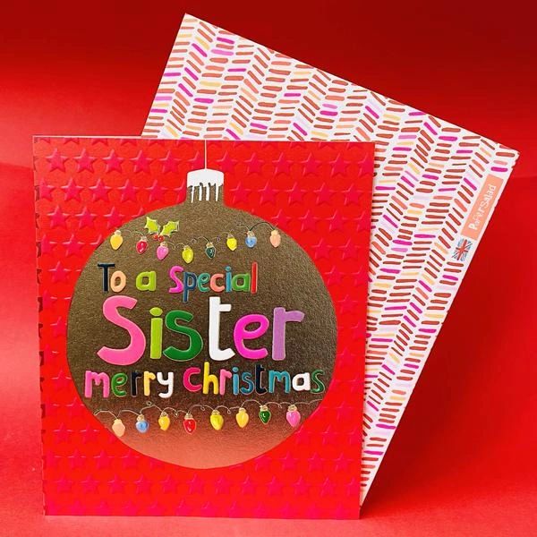 SPECIAL SISTER MERRY CHRISTMAS HX2118