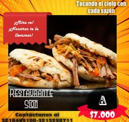 Nuestro siguiente platillo es la AREPA CON TODO o la AREPA RELLENA, es muy conocida en Colombia y en