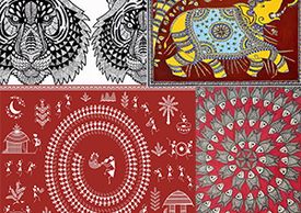 1.Madhubani Art
2.Gond Art
3.Mandala Art
4.Tanjore Painting
Many more....