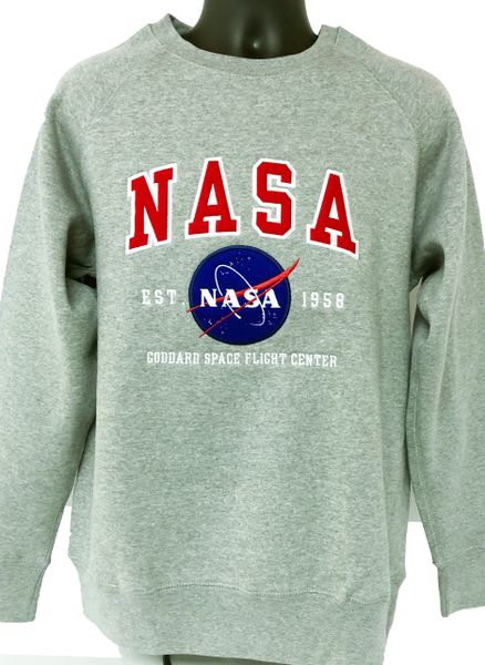 Sweatshirt Crew Applique NASA Goddard Space Flight Center