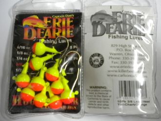Erie Dearie Jigs - 10 Pack