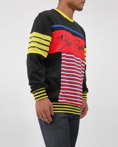 BLACK PYRAMID COLOBLOCK FLAG SWEAT SHIRT Turning Point a hot