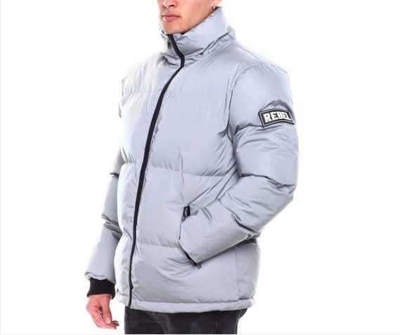 Glazed nylon puffer coat with hood new arrivals