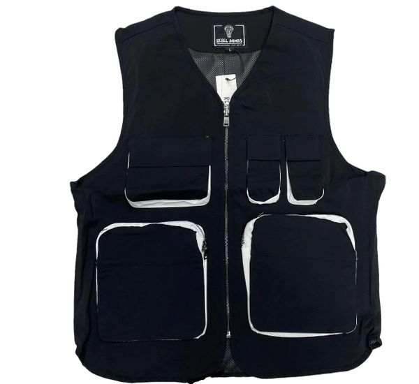 Nylon Utility Toggle Vest By Rebel Minds