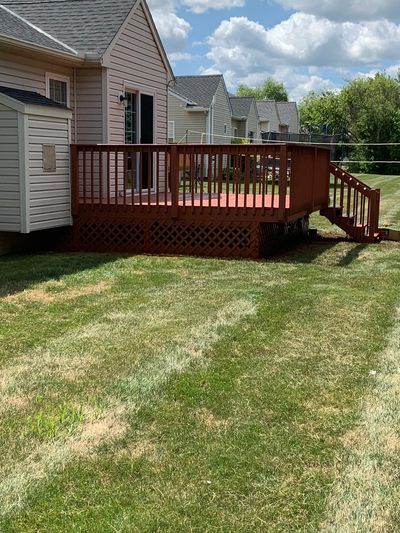 House Pressure Washing  Deck Cleaning and Staining - Restoring a beautiful deck