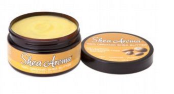 SHEA AROMA: 100% PURE CREAMY GOLDEN SHEA BUTTER: FRAGRANCE FREE 7.oz