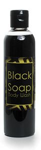 Liquid Black Soap and Body Wash .8.oz