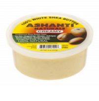 ASHANTI - 100% CREAMY WHITE AFRICAN SHEA BUTTER 8 oz