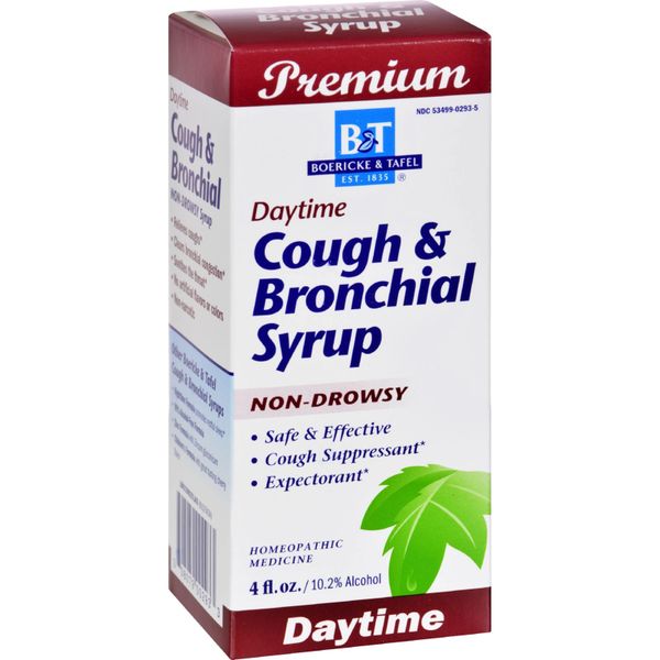 Boericke and Tafel Cough and Bronchitis Syrup - 4 oz