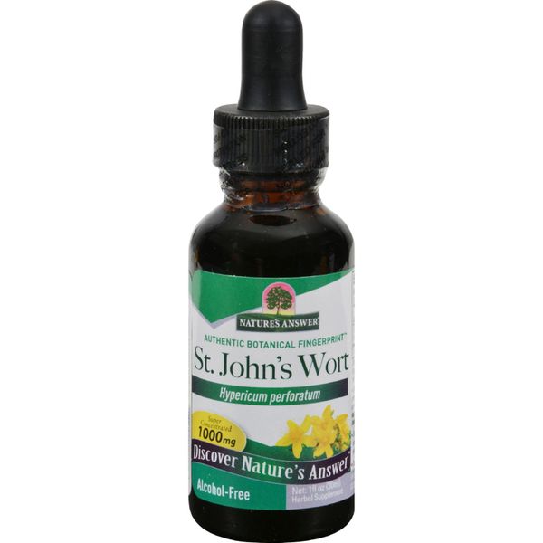 Nature's Answer St John's Wort Young Flowering Tops Alcohol Free - 1 fl oz