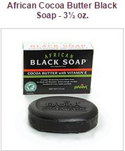 Black Soap with Cocoa with Vitamin E