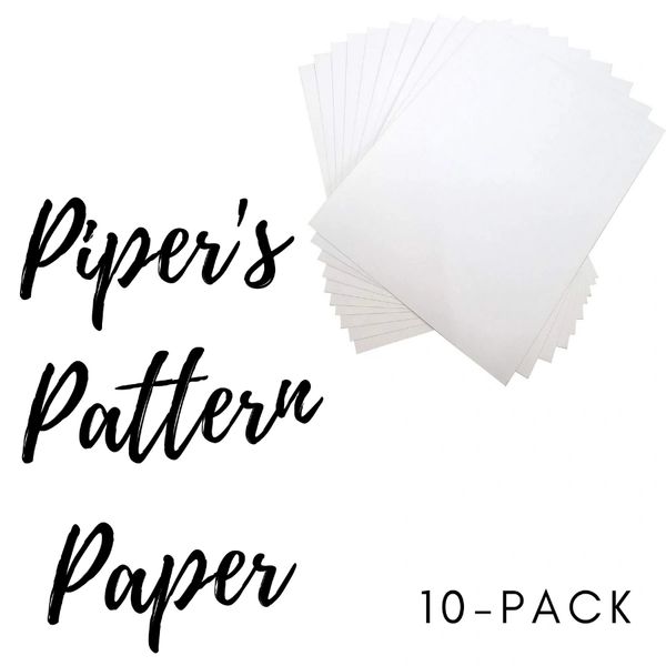 piper s pattern paper pre cut 8 1 2 x 11 printable self adhesive card stock thickness