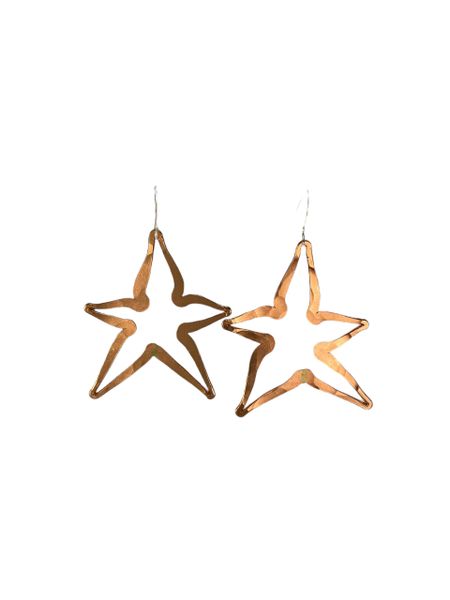 Earring Medium Copper Starfish