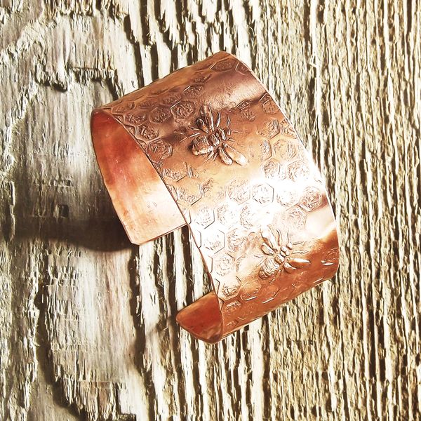 Bee Cuff 1 Copper