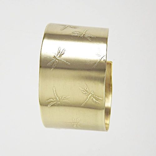 Dragonfly Cuff 6 Brass