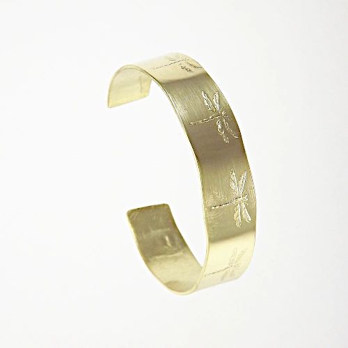 Dragonfly Cuff 2 Brass