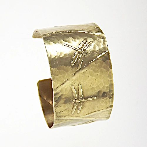 Dragonfly Cuff 1 Brass