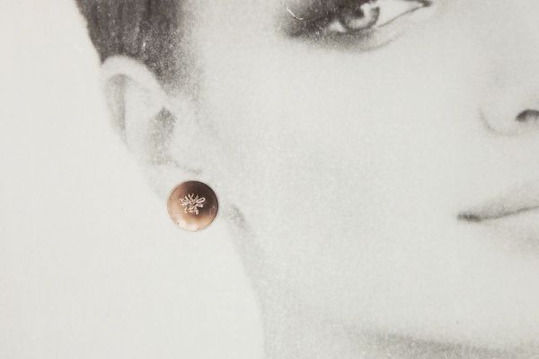 Bee Earrings 4 Stud Copper