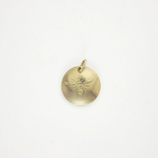 Bee Pendant 4 Brass