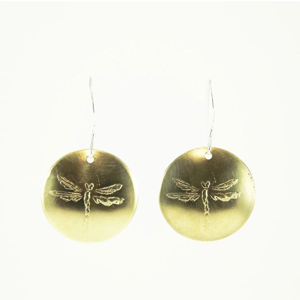 Dragonfly Earring 5 Brass