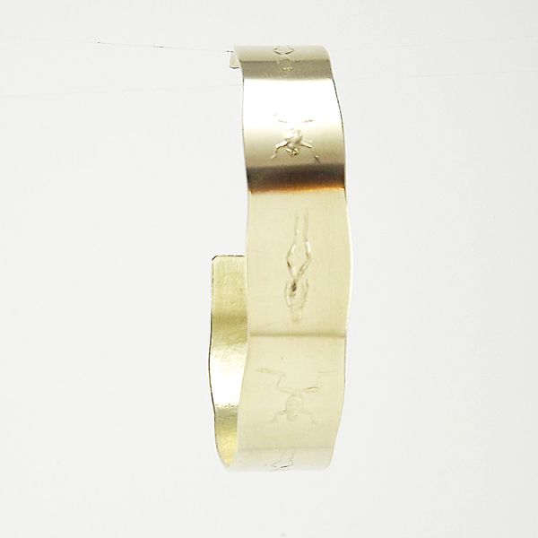 Frog Cuff 2 Brass