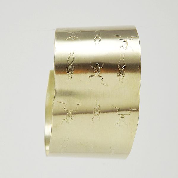 Frog Cuff 6 Brass