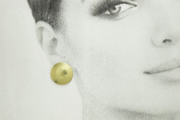 Frog Earring 5 Stud Brass