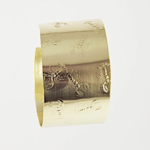 Lobster Cuff 6 Brass