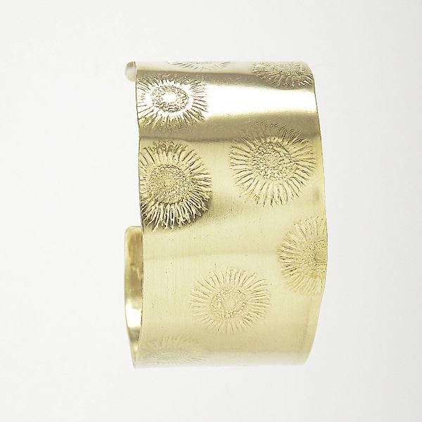 Sunflower Cuff 6 Brass