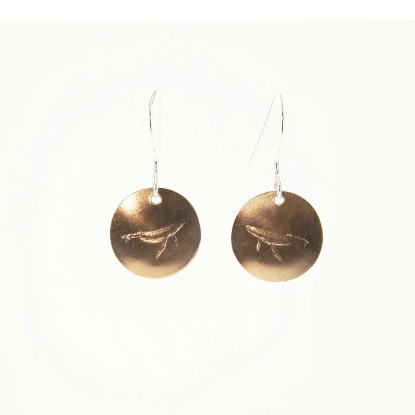 Whale Earring 4 Copper