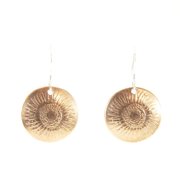 Sunflower Earring 5 Copper