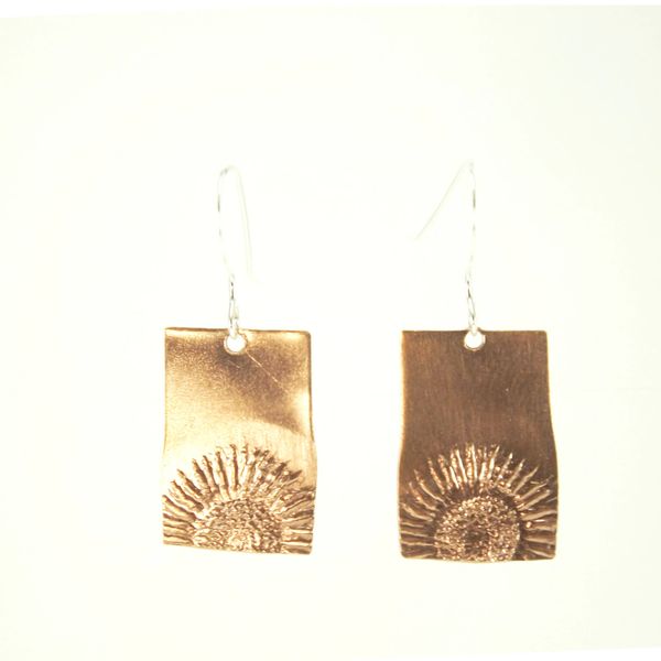 Sunflower Earring 6 Copper