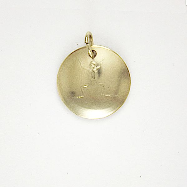 Frog Pendant 4 Brass