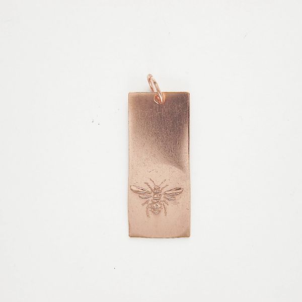 Bee Pendant 7 Copper