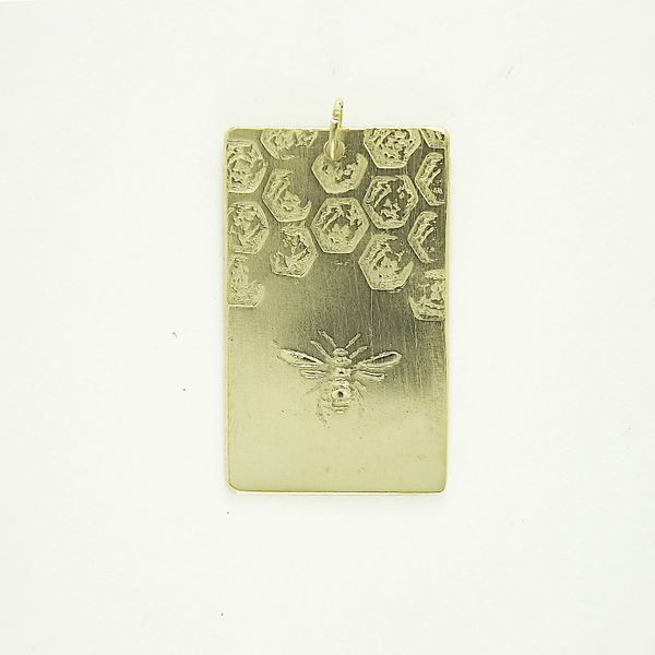 Bee Pendant 8 Brass