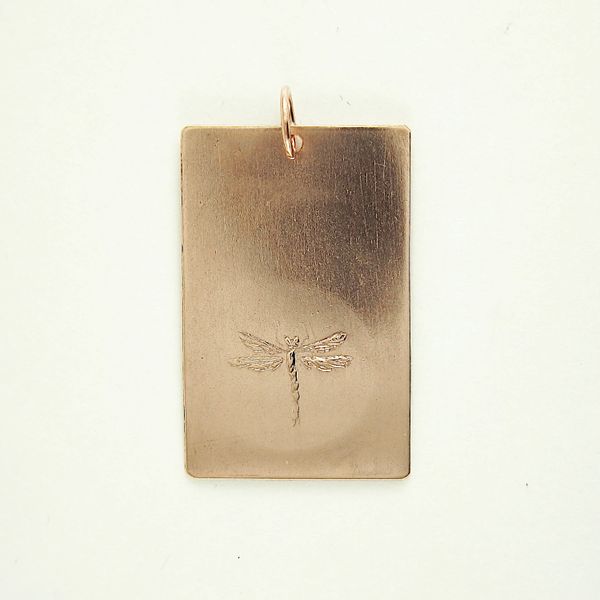 Dragonfly Pendant 8 Copper
