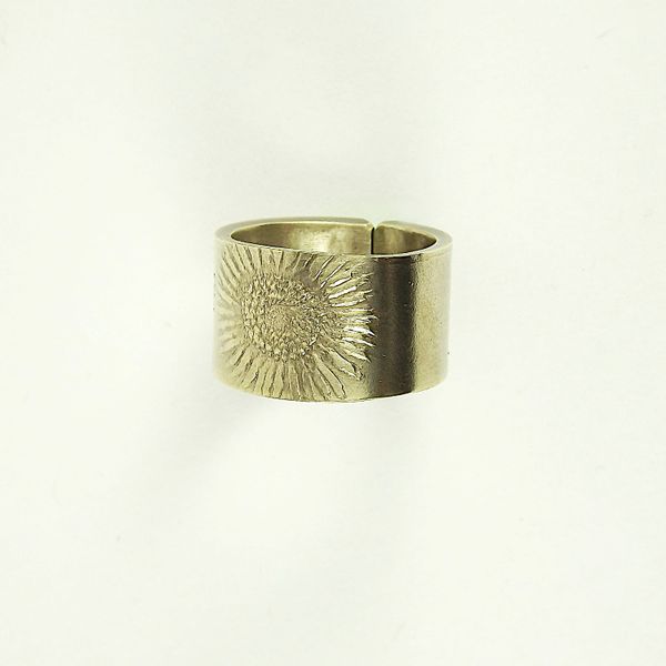 Sunflower Ring 2 Brass