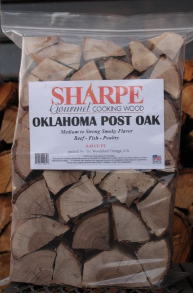 post oak wood chunks the woodshed, sharpe gourmet